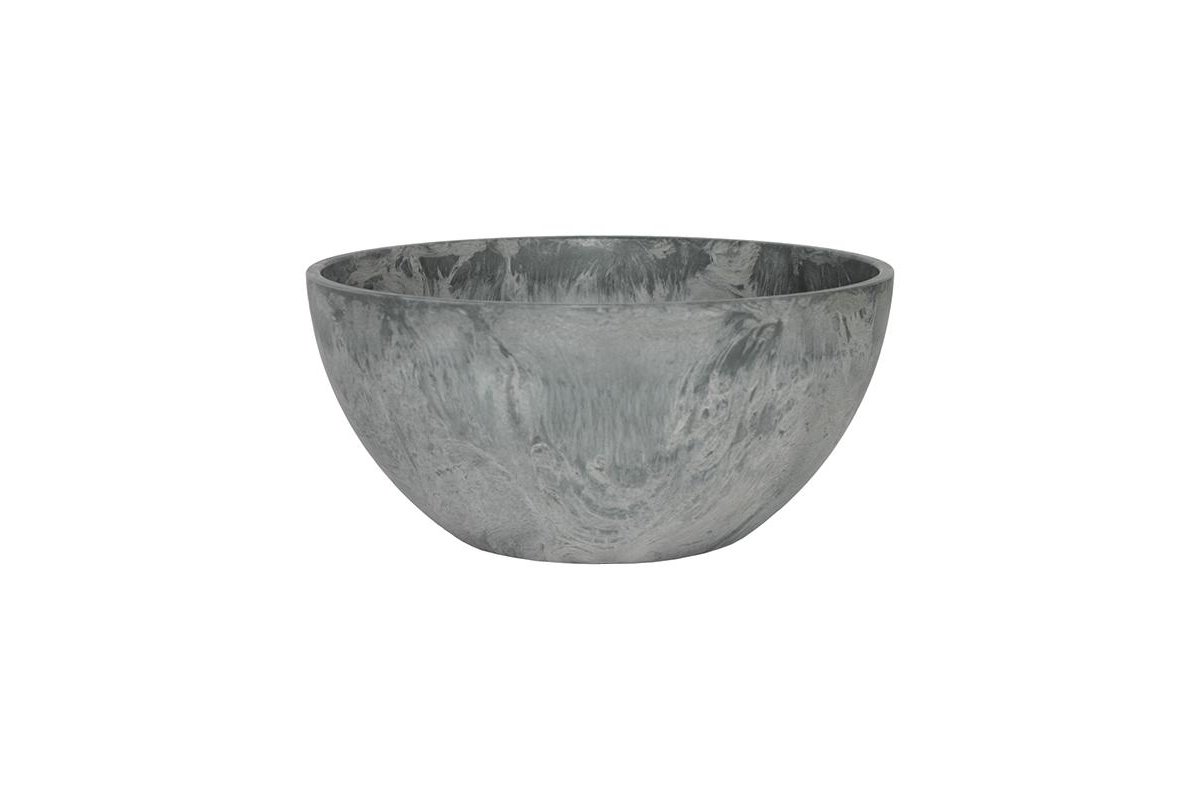Кашпо Artstone fiona bowl серое d25 h12 см