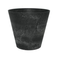 Кашпо Artstone claire pot черное d33 h29 см