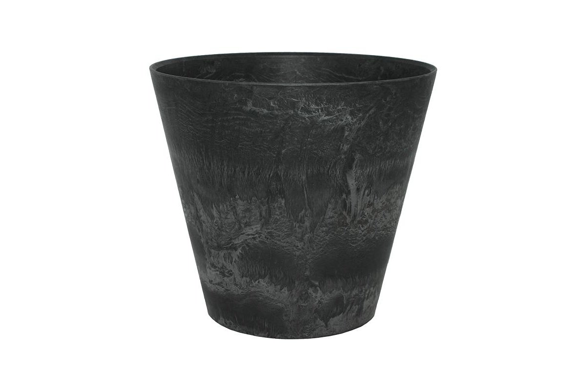 Кашпо Artstone claire pot черное d37 h34 см