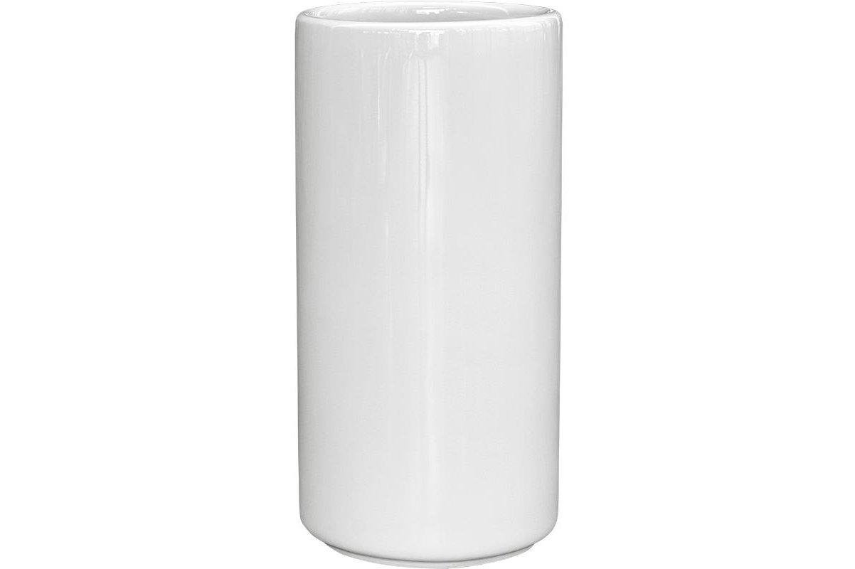 Кашпо blend cylinder glossy white d40 h80 см