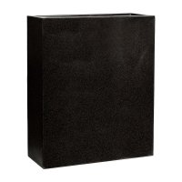 Кашпо capi lux vase envelope i black l60 w24 h74 см