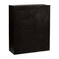 Кашпо capi lux vase envelope ii black l88 w36 h100 см