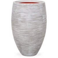 Кашпо capi nature rib nl vase vase elegant deluxe ivory d39 h60 см