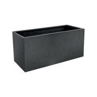 Кашпо Grigio box антрацит бетон l120 w50 h50 см
