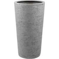 Кашпо Struttura vase светло-серое d47 h90 см