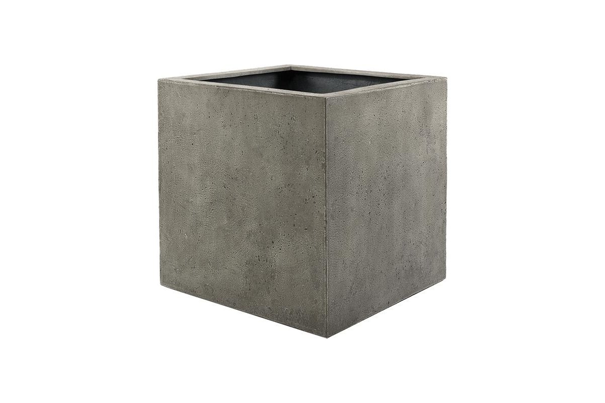 Кашпо Grigio cube бетон l40 w40 h40 см