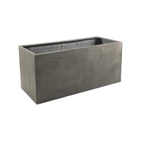 Кашпо Grigio box бетон l60 w20 h20 см