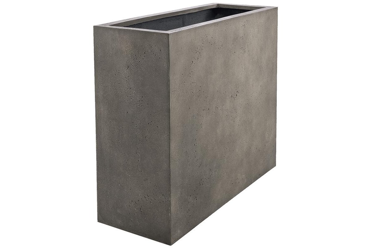 Кашпо Grigio high box low бетон l80 w30 h68 см