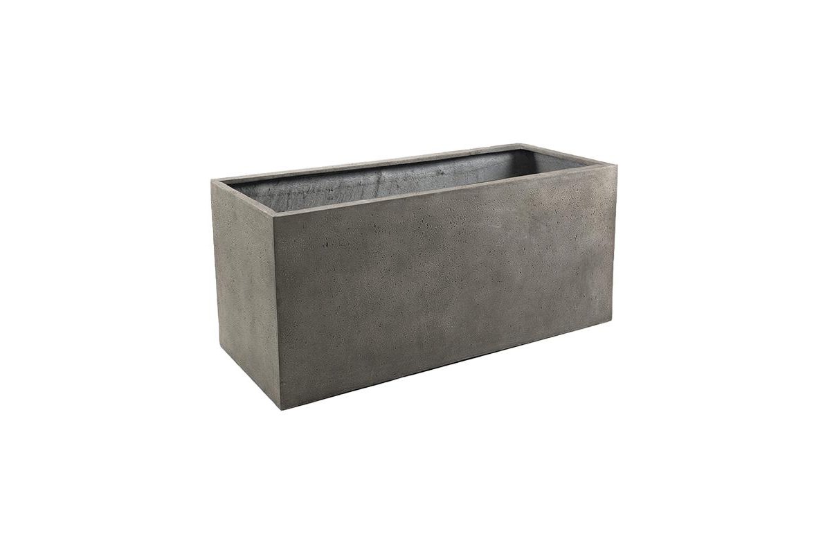 Кашпо Grigio box бетон l150 w50 h50 см