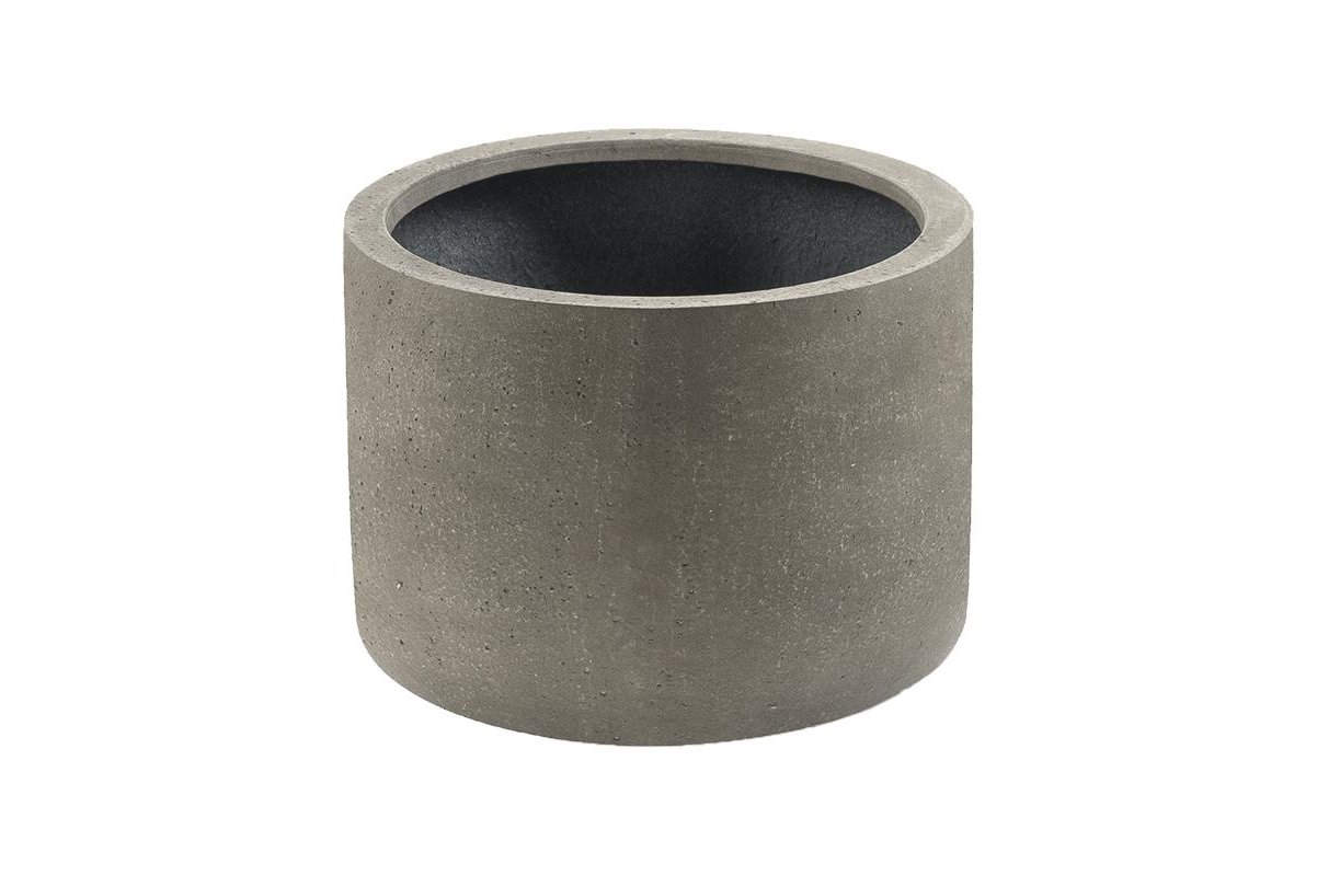 Кашпо Grigio cylinder бетон d48 h32 см