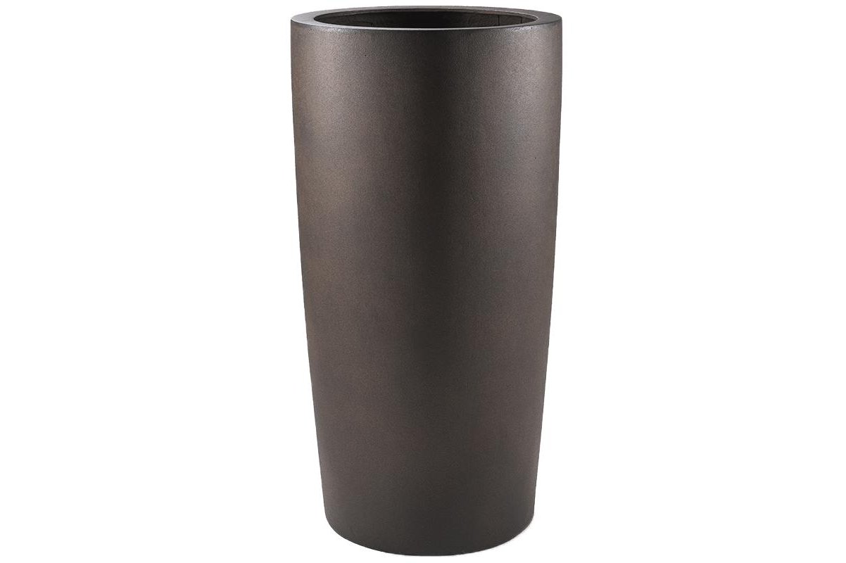 Кашпо Grigio vase tall бетон с ржавчиной d47 h90 см