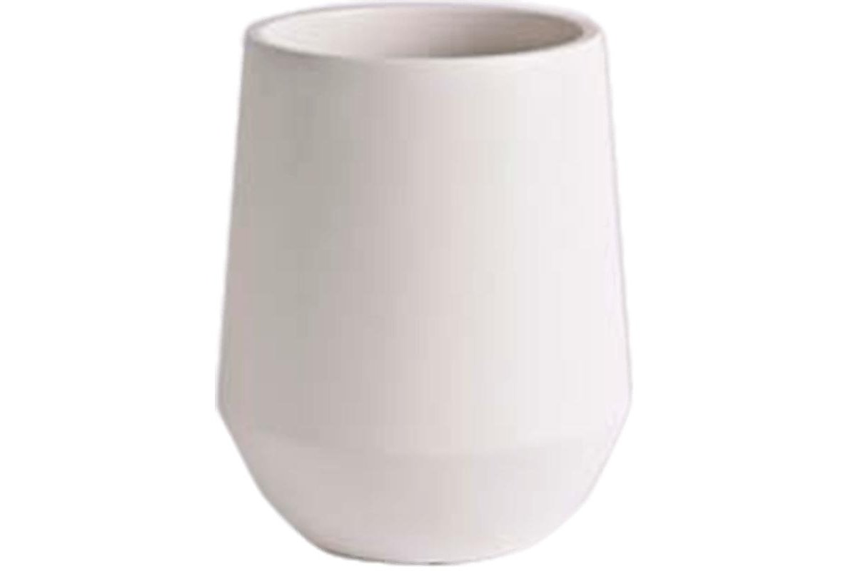Кашпо d&m indoor vase fusion white d16 h20 см