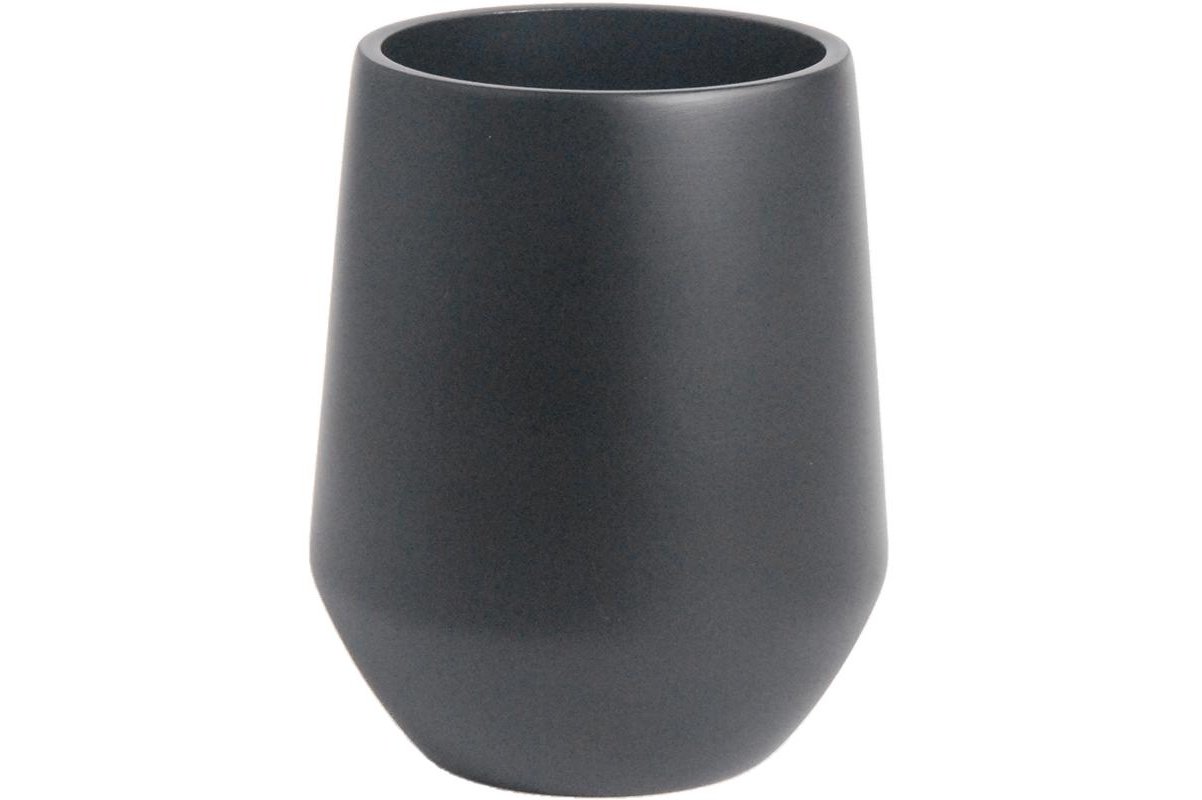 Кашпо d&m indoor vase fusion black d16 h20 см