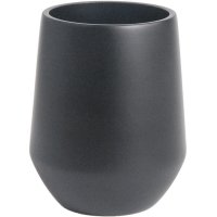 Кашпо d&m indoor vase fusion black d16 h20 см