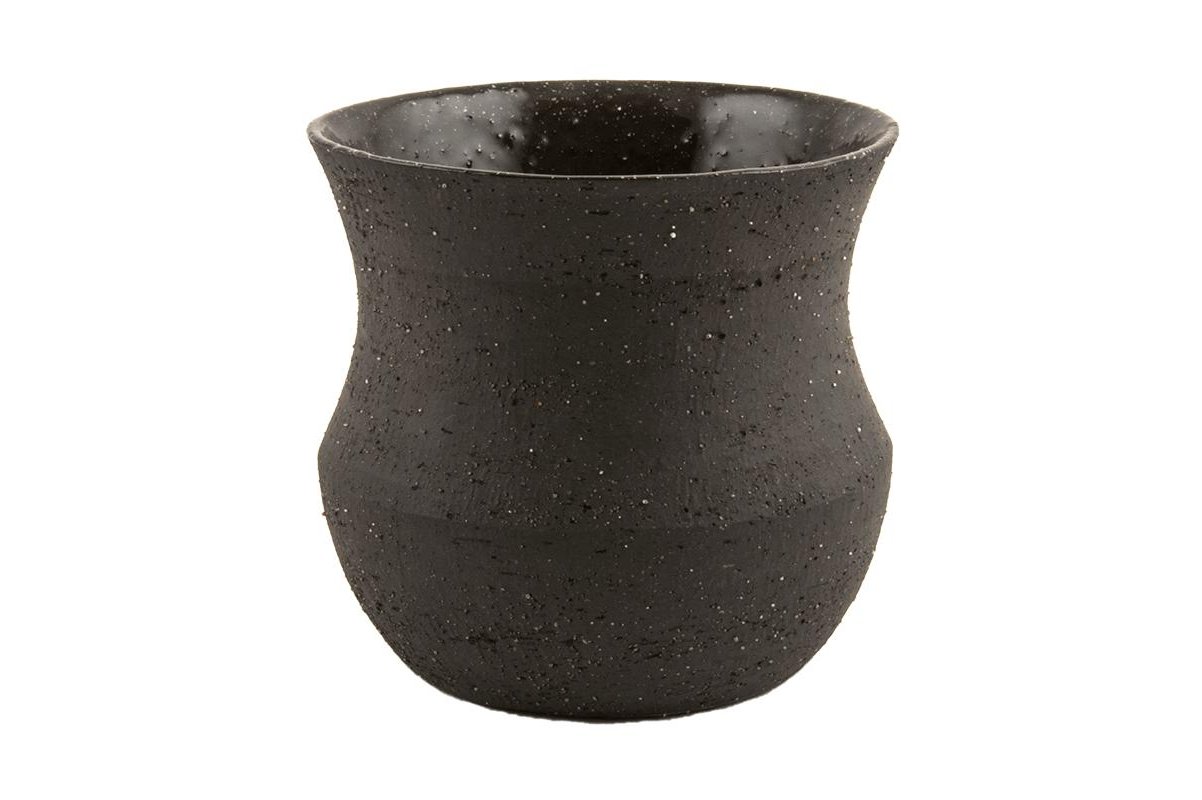 Кашпо d&m indoor pot lump black d19 h18 см