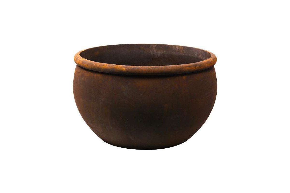 Кашпо empire (grc) bowl rusty d73 h43 см