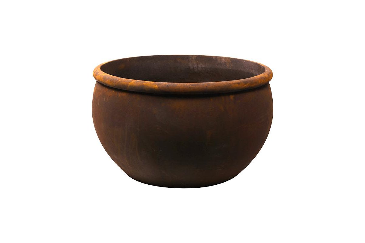 Кашпо empire (grc) bowl rusty d112 h65 см