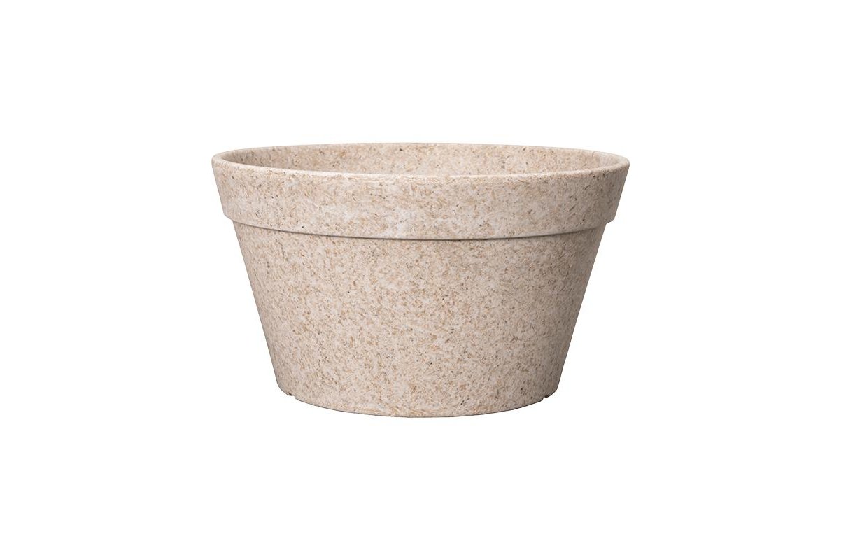 Кашпо fibrics bamboo bowl sand (per 6 pcs.) d30 h16 см