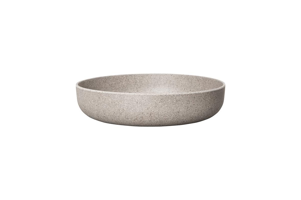 Кашпо fibrics bamboo flat bowl grey (per 12 pcs.) d30 h7 см