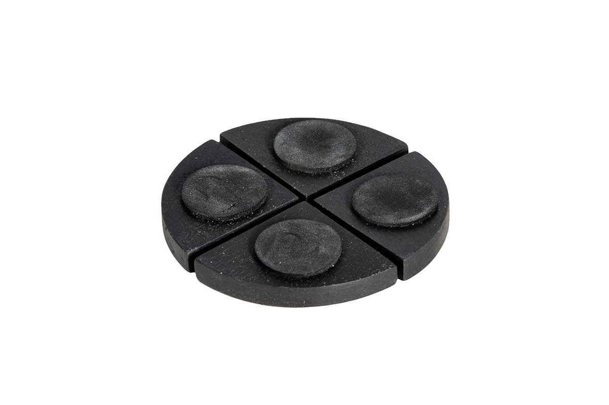 Подножки fiberstone accessoires pot feet black (4) h2 см