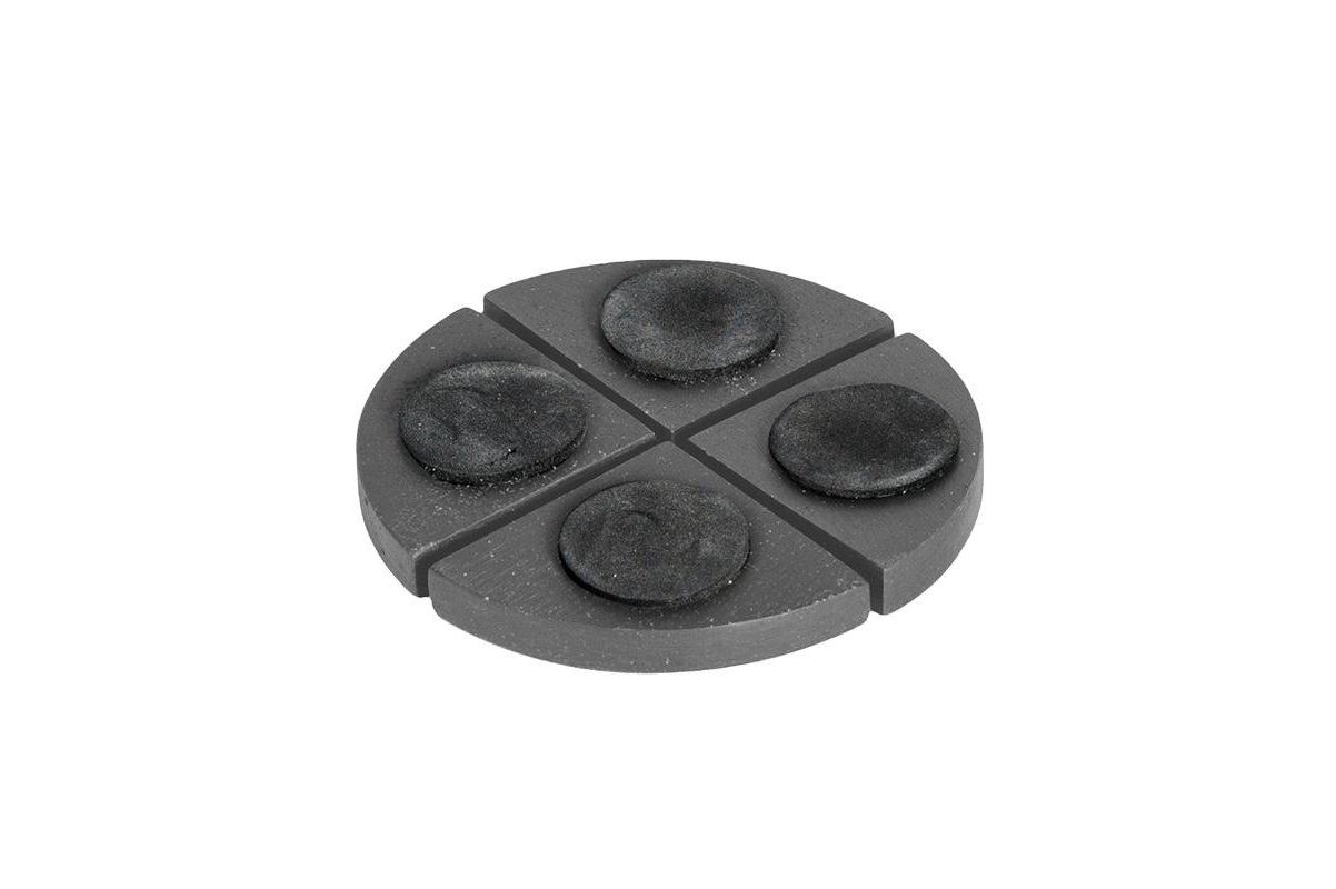 Подножки fiberstone accessoires pot feet grey (4) h2 см
