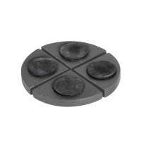 Подножки fiberstone accessoires pot feet grey (4) h2 см