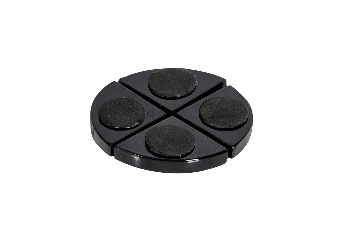 Подножки fiberstone accessoires glossy black pot feet (4) h2 см