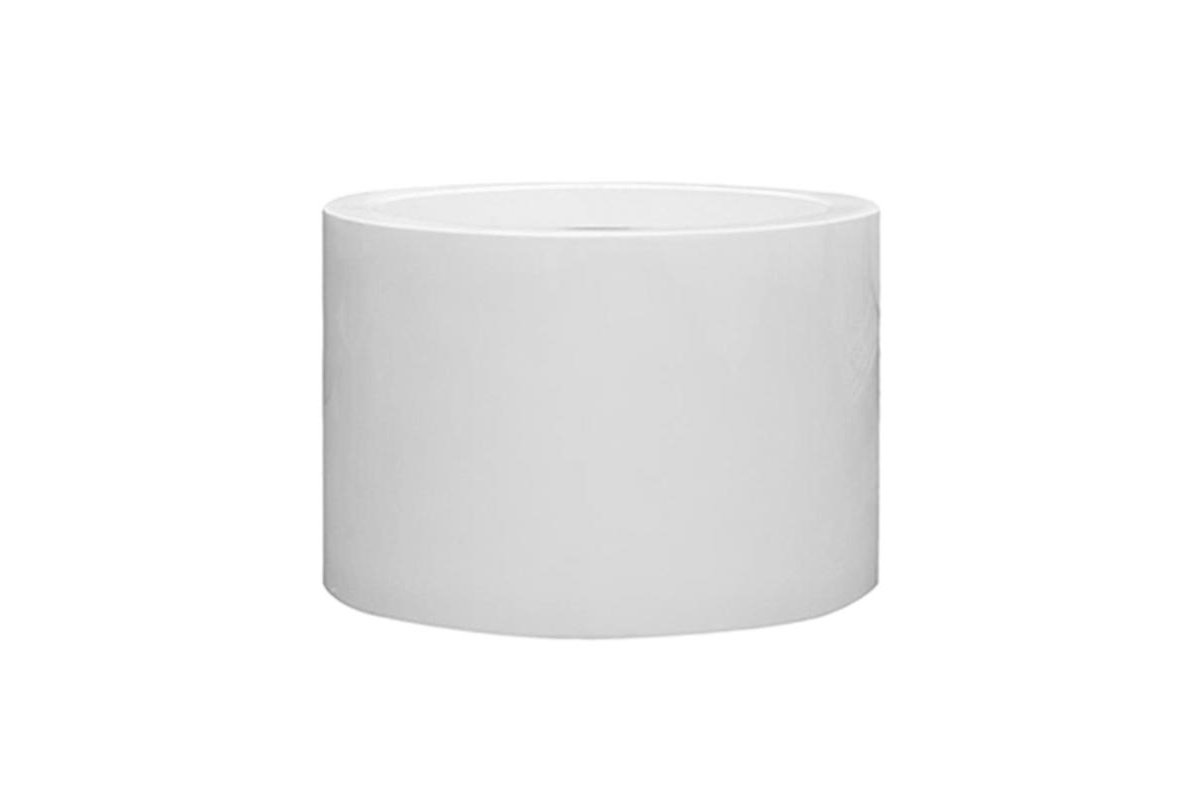 Кашпо fiberstone glossy white jumbo max middle high xxl d140 h90 см