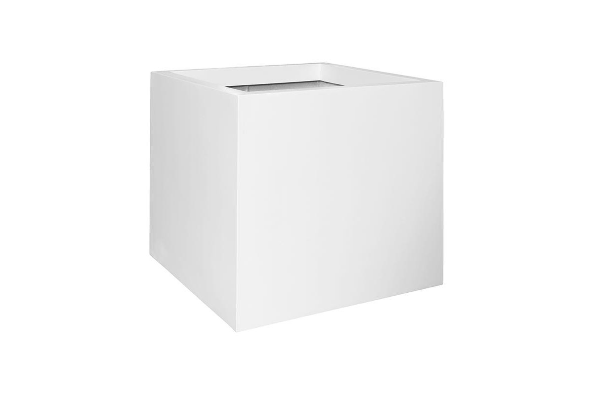 Кашпо fiberstone matt white jumbo l l90 w90 h83 см