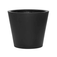 Кашпо fiberstone bucket black m d58 h50 см