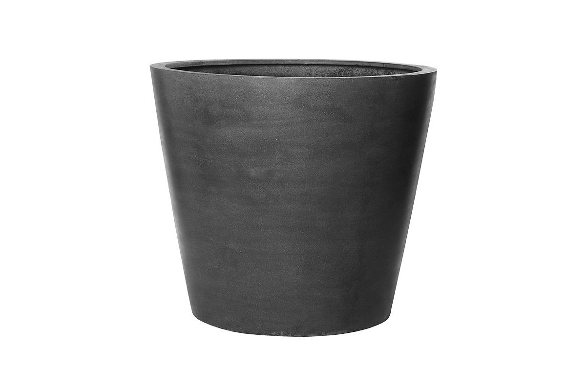 Кашпо fiberstone jumbo cone grey s d83 h73 см