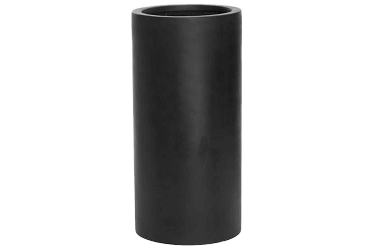 Кашпо fiberstone klax black m d30 h60 см