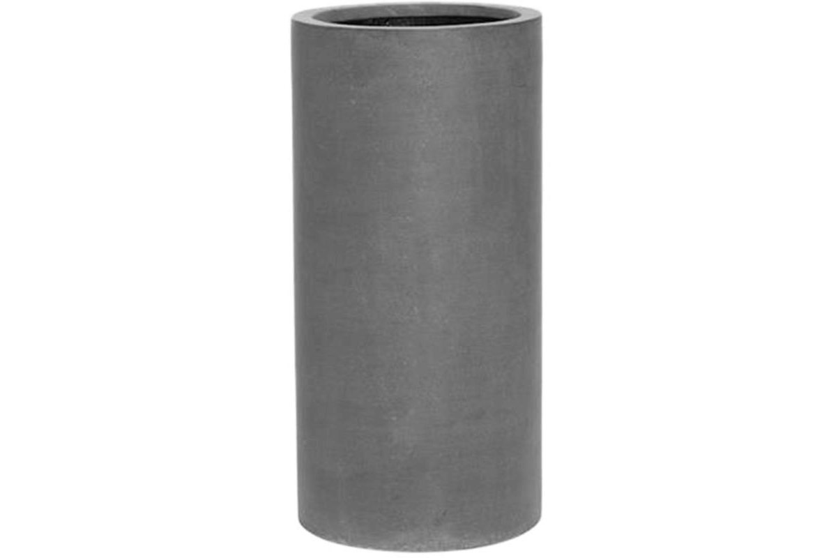 Кашпо fiberstone klax grey m d30 h60 см