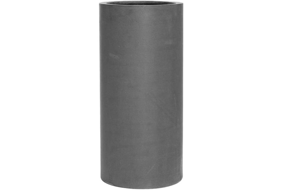 Кашпо fiberstone klax grey l d40 h80 см