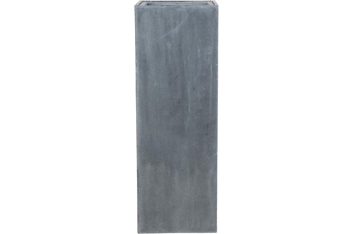 Кашпо fiberstone yang grey l35 w35 h100 см