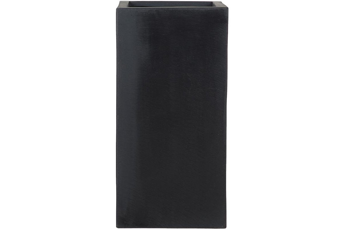 Кашпо fiberstone bouvy black m l30 w30 h60 см