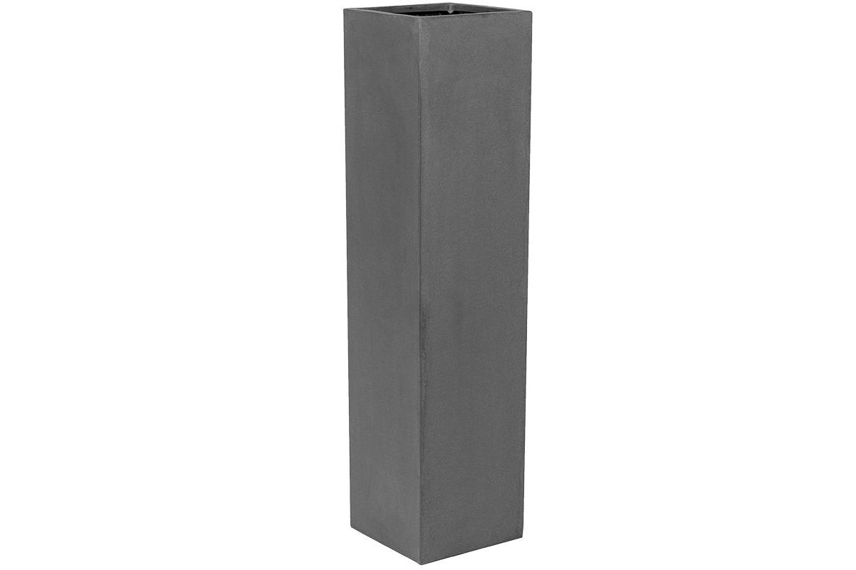 Кашпо fiberstone yenn grey s l25 w25 h100 см