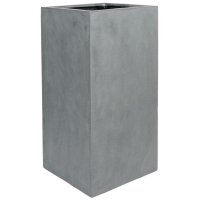 Кашпо fiberstone bouvy grey l40 w40 h80 см