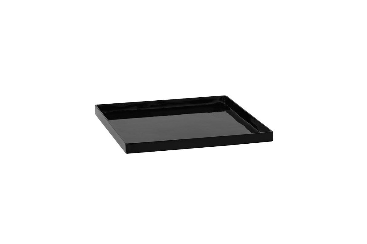Поддон fiberstone saucer block 40 glossy black l43 w43 h4 см