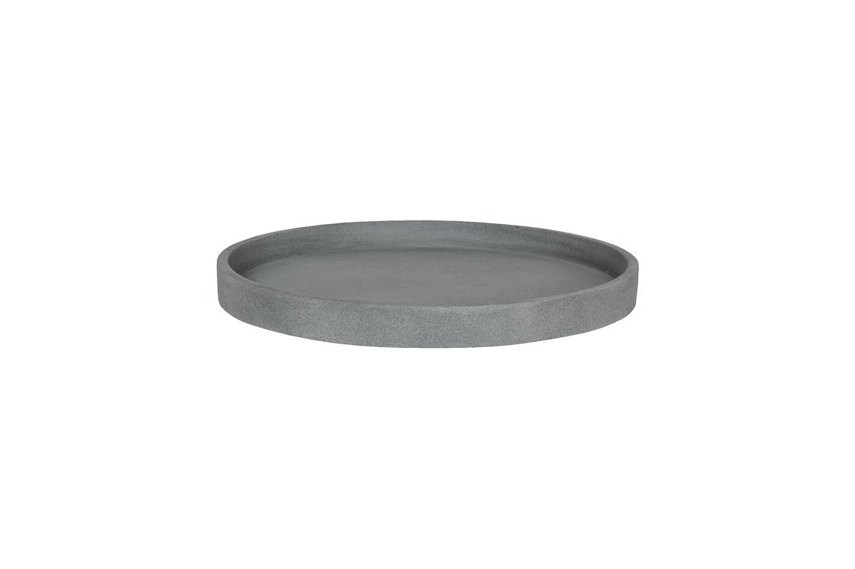 Поддон fiberstone saucer round xs fiberstone grey d33 h4 см