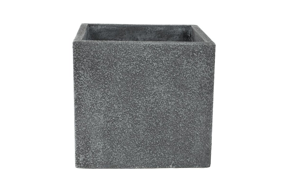 Кашпо marc (concrete) cube grey l56 w56 h52 см