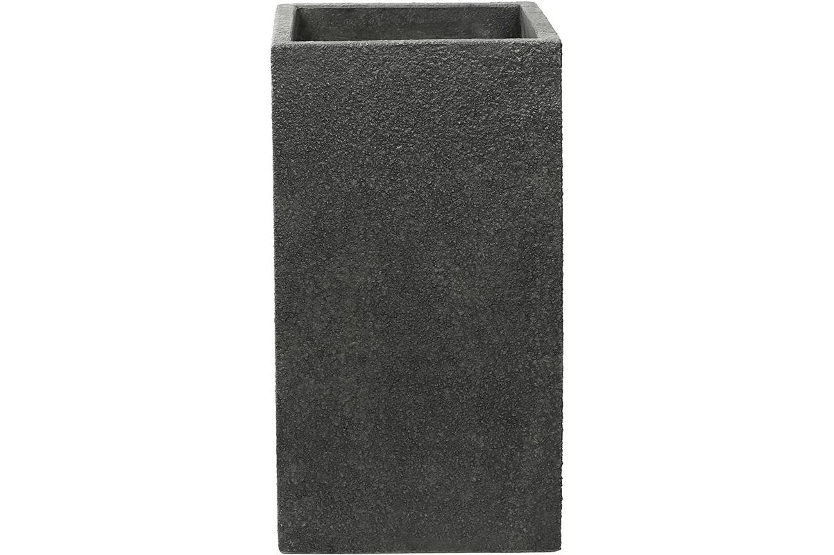 Кашпо marc (concrete) square high anthracite l43 w43 h78 см