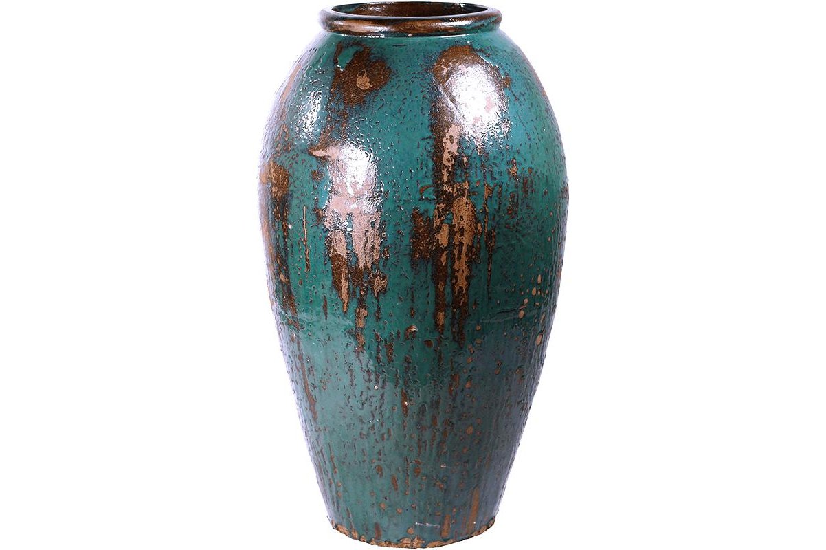 Ваза mystic balloon vase blue d52 h105 см