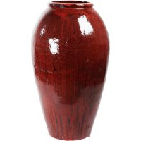 Ваза mystic balloon vase red black d52 h105 см