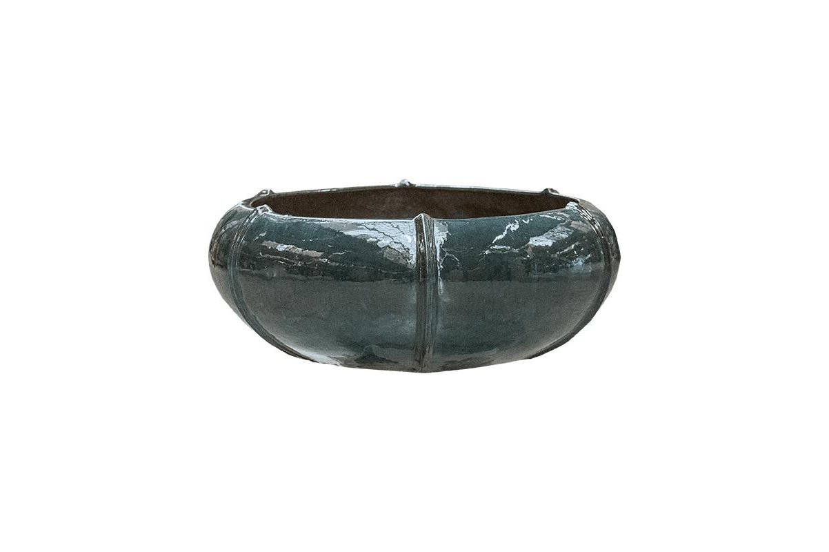 Кашпо ocean blue bowl (moda) d76 h29 см