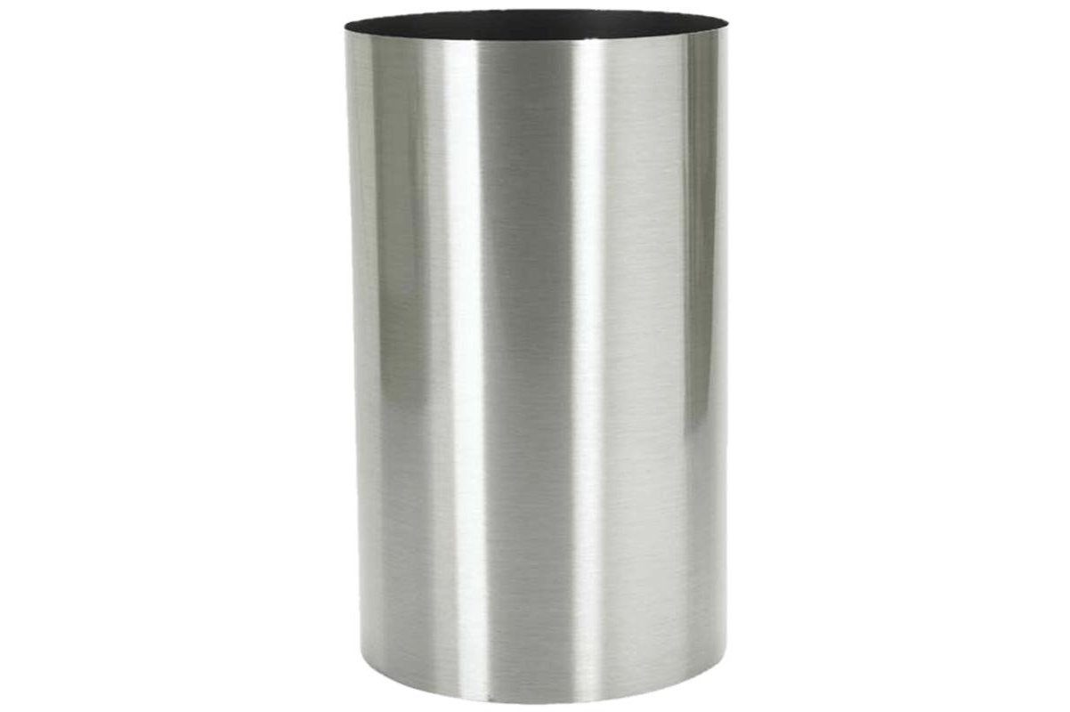 Кашпо parel column stainless steel brushed on felt (1.2mm) d30 h60 см