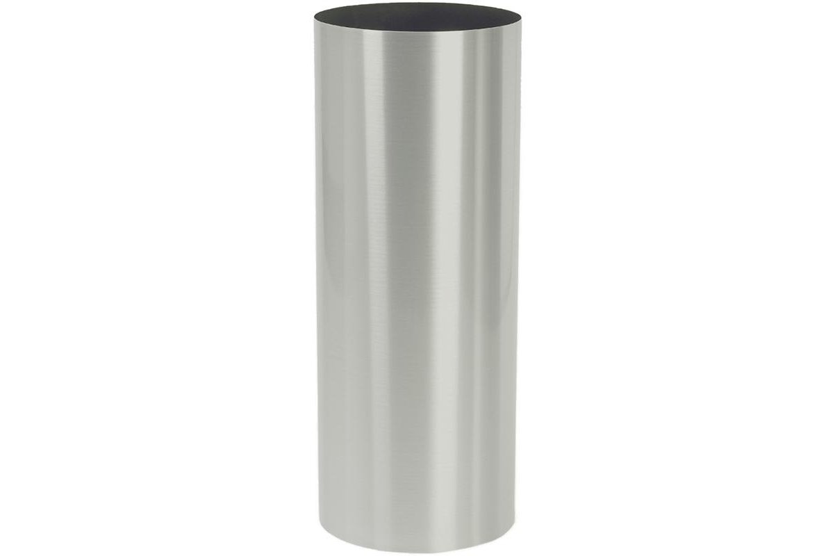 Кашпо parel column stainless steel brushed on felt (1,2mm) d40 h90 см