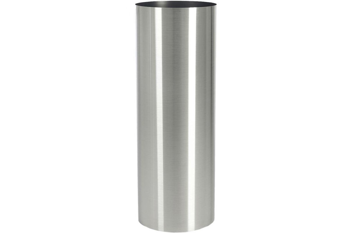 Кашпо parel column stainless steel brushed unlaquered on felt (1.2mm) d30 h100 см