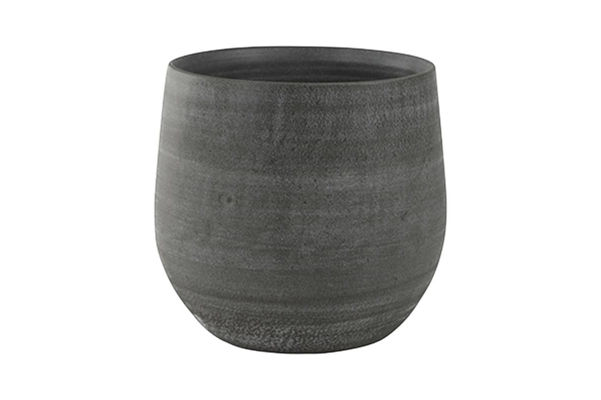 Кашпо indoor pottery pot esra mystic grey d26 h26 см