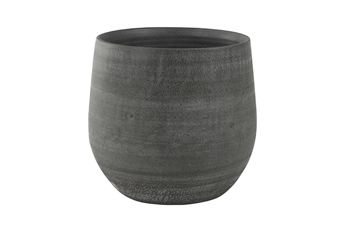 Кашпо indoor pottery pot esra mystic grey d31 h28 см
